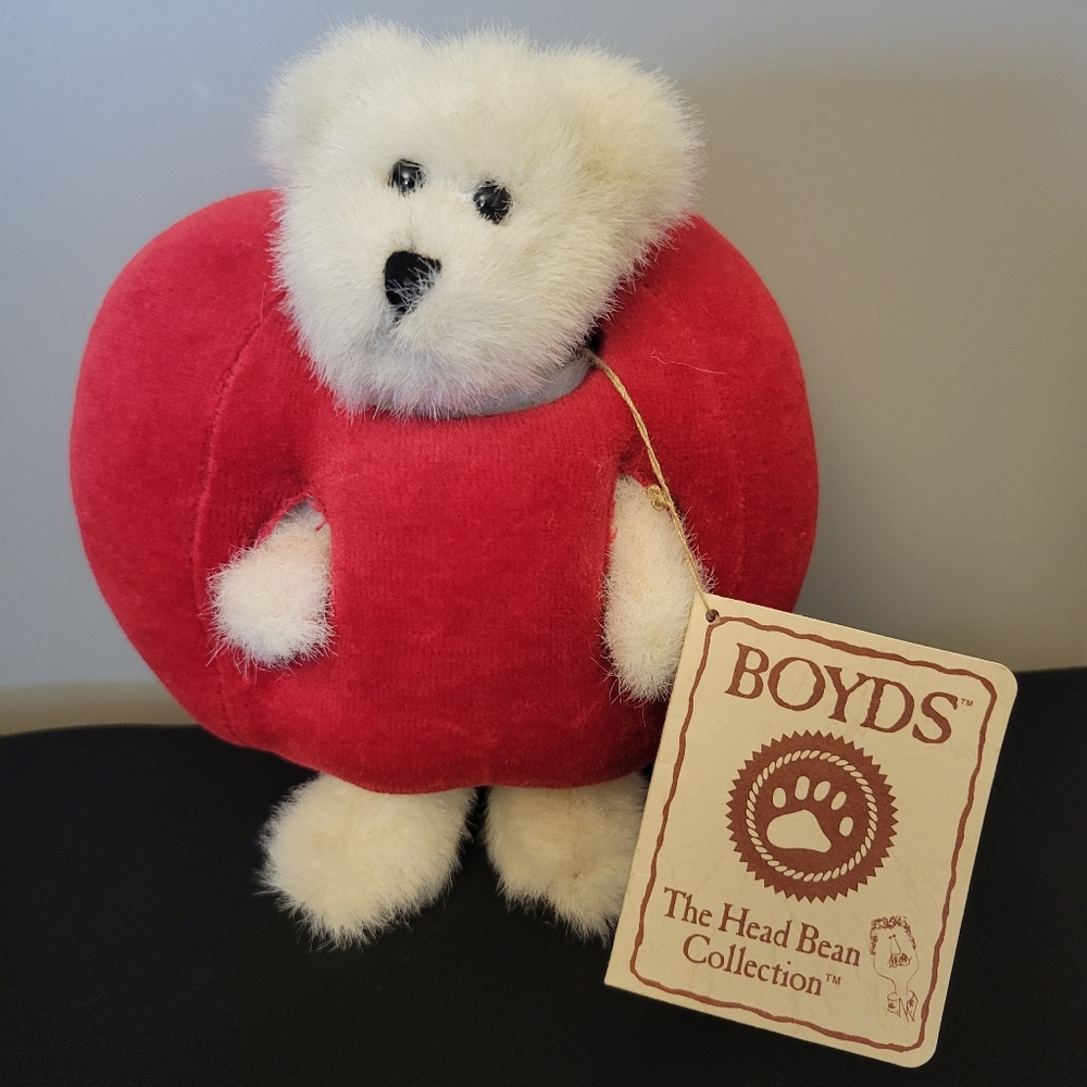 NWT Adorable Boyds Bear 6" Plush "Tommy Tomato" Vegatable Peeker Bear